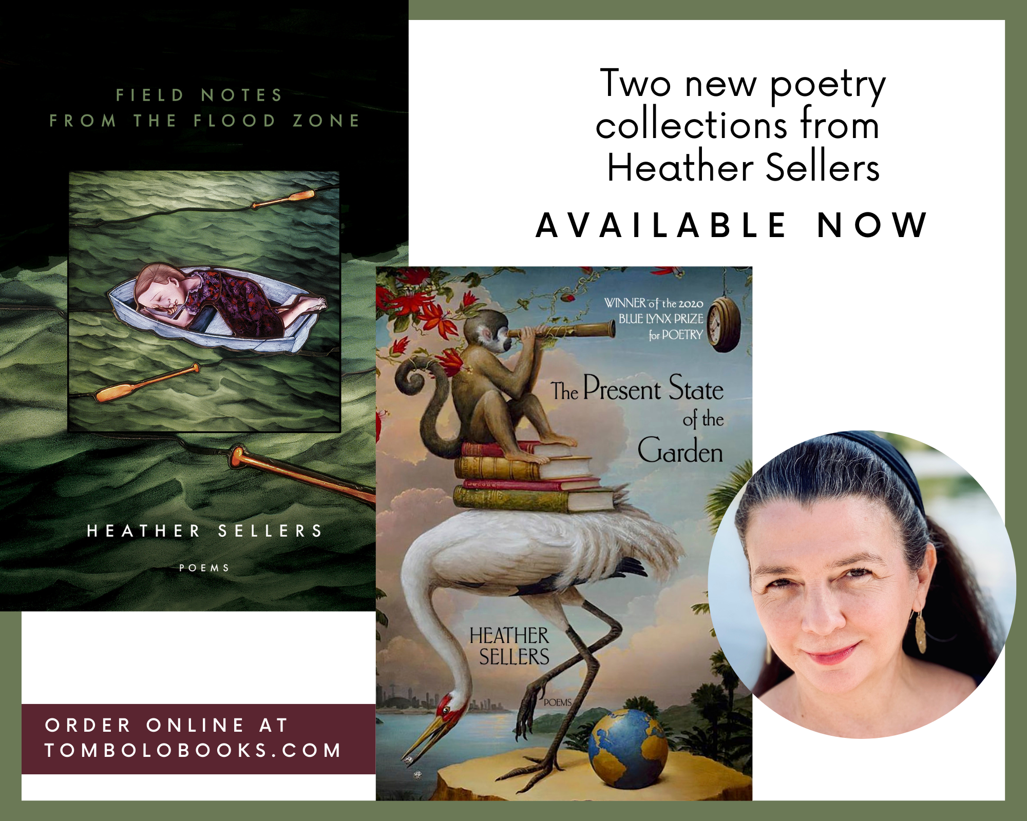Two new poetry collections from Heather Sellers are available now