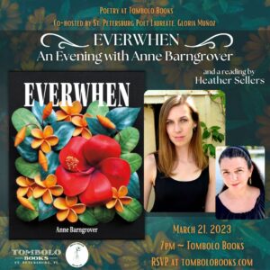 Poster of Heather Sellers and Anne Barngrover for an event at Tombolo Books